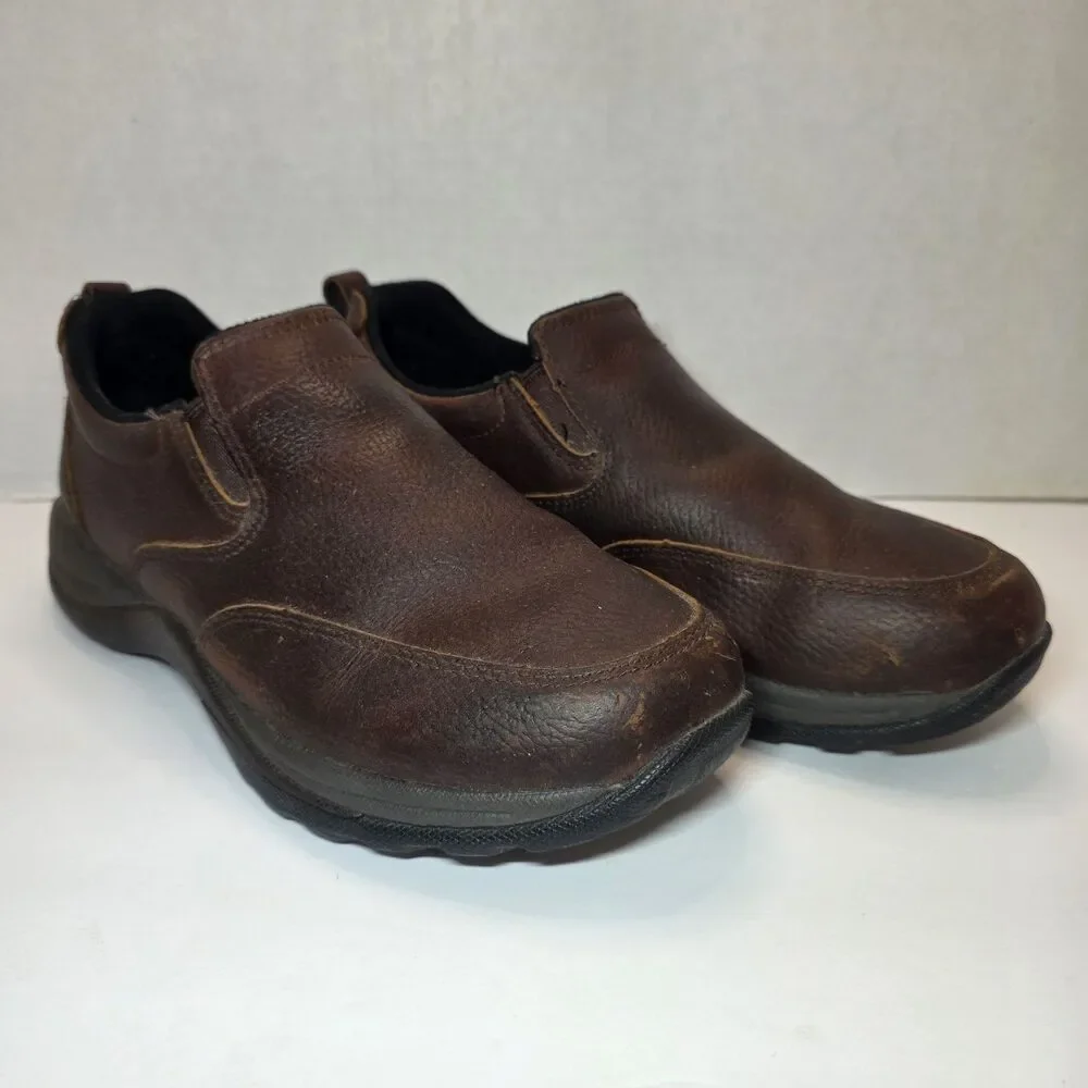 L.L. Bean Comfort Moc II Slip On Men’s 7.5M Brown Leather Shoes 257064